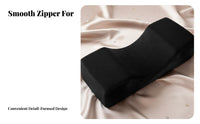 Cervical Support Eyelash Extension Pillow Soft & Comfortable U-Shaped Lash Pillow Machine Washable Cover for Estheticians, Spa, Home Studios