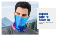 Cooling Ice Silk Cycling Headscarf, Outdoor Sports Headband, Summer Quick-Dry Sun Protection Neck Face Covering