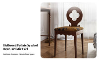 cross-shaped posteriorrest posterior Chair mid-centuryera Modern aesthetic Dining Seat Easy Assembly Household Furniture for Adults, Design lovers, Home Office, Bedroom, Kitchen
