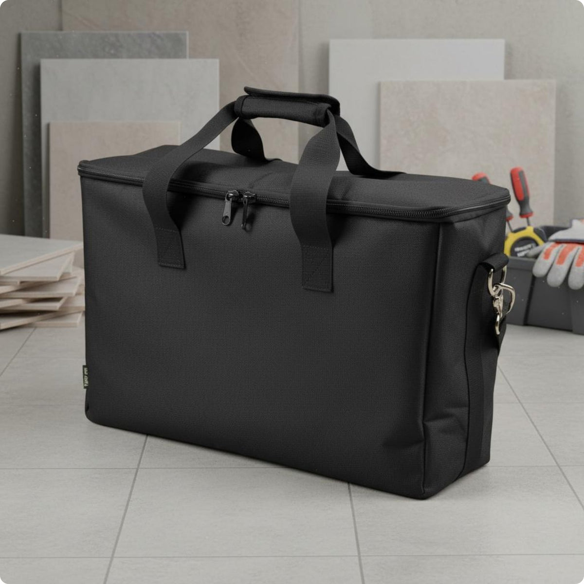 Tile Grout Heating Box Bag Double Handles Grout Heater Bag Oxford Cloth Carry Case for Construction Site