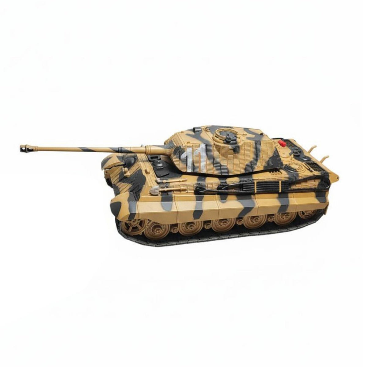 1:32 Tiger Ruler Tank Model Diecast Metal Construction German Tiger Two Model Highly Detailed 1/32 Scale Heavy Tank for History