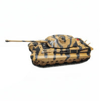 1:32 Tiger Ruler Tank Model Diecast Metal Construction German Tiger Two Model Highly Detailed 1/32 Scale Heavy Tank for History
