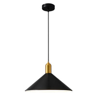 Single Head Chandelier Minimalist Design Cone Pendant Light Retro Nordic Style Ceiling Light for Restaurant, Kitchen Island
