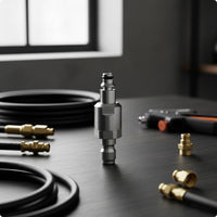Anti-Twist Pressure Washer Swivel Connector Quick-Connect Pressure Washer Swivel Fitting Metal Adapter Kink-Leak-Resistant for Homeowners