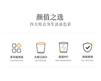 透明垃圾桶家用创意轻奢客厅卫生间卧室宿舍纸篓卫生桶高颜值大号 高级灰-大号 【12L】