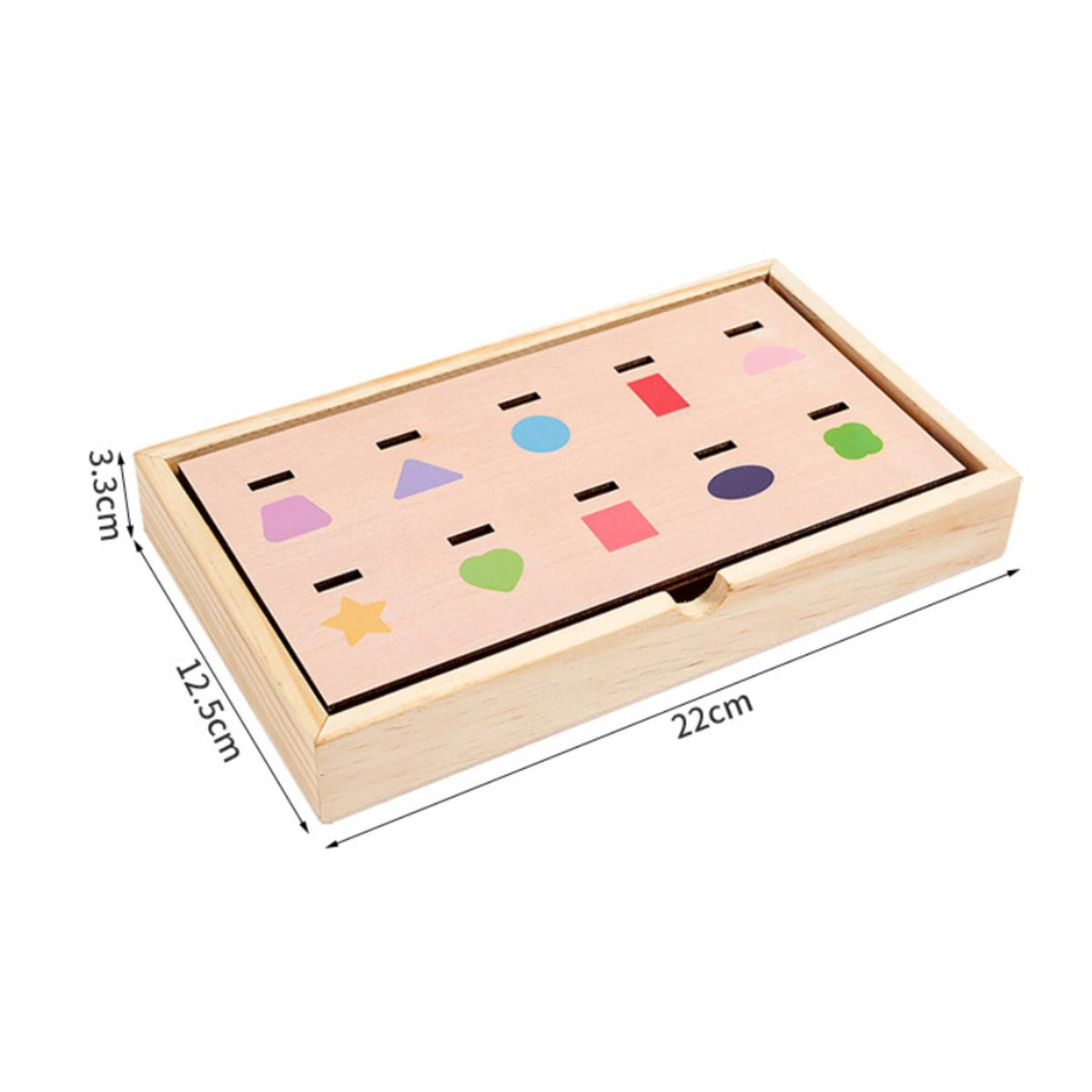 Early Education Wooden Shape Sorting Box Educational Creature Sorting Game Self-Directed Learning Approach for Preschoolers, Classroom