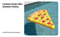 Fun Shapes Inflatable Water Lounger Long-Lasting PVC Water Lounger Portable for Party Goers, Seniors, Beach, Summer Vacation
