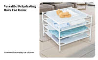 Detachable Layers Stackable Sweater Drying Rack Space Saving Multi-Tier Mesh Drying Rack Large Capacity for Indoor, Balcony, Small Areas