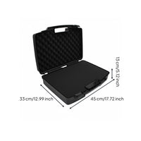 Multipurpose Hard Plastic Tool Case Long-Lasting Safeguarding Tool Box Shock-Resistant for Professionals, Photographers, Vehicle, Job Site