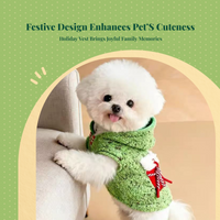 Dog Clothes Warm Fleece Puppy Vest Christmas Soft