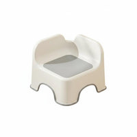 Multi-Purpose Floor Chair with Backrest Rounded Edges Low Stool Strong Load-Bearing kids' Furniture Anti-Slip Design for Toddlers, Parents, Living Room, Entryway, Playroom, Bathroom
