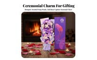 Long-Lasting Soap Flower Arrangement Never Fade Soap Blossom Arrangement with Teddy Bear Realistic Appearance for Women, Anniversary
