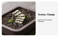 Miniature Stone Steps Realistic Detail Micro Landscape Steps DIY Landscaping Resin Stair Model for Crafters, Terrariums, Terrarium, Planter Decoration