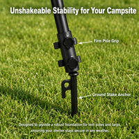 tent pole holder