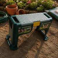 Folding Garden Kneeler Ribbed Top Foldable Garden Kneeler Stable Feet