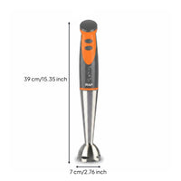 Easy to Clean Immersion Blender Stainless Steel Blades Hand Blender Fast Start Infant Puree Preparer Ice Crush Function for Parents