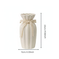 Porcelain Vessel Vase European Style Simple Tabletop Vase Great Gift Inspiration Home Decoration for Office, Wedding