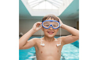 Anti-Fog Kids Swimming Goggles Adjustable Strap Kids Swim Goggles Leak-Proof Seal Children's Swim Mask Leakproof for Boys, Girls, Pool, Beach