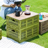 collapsible storage crates