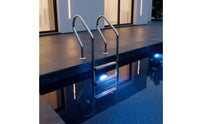 Stainless Steel Pool Ladder Rust-Resistant Pool Ladder with Non-Slip Steps for in-Ground Pools, Villas