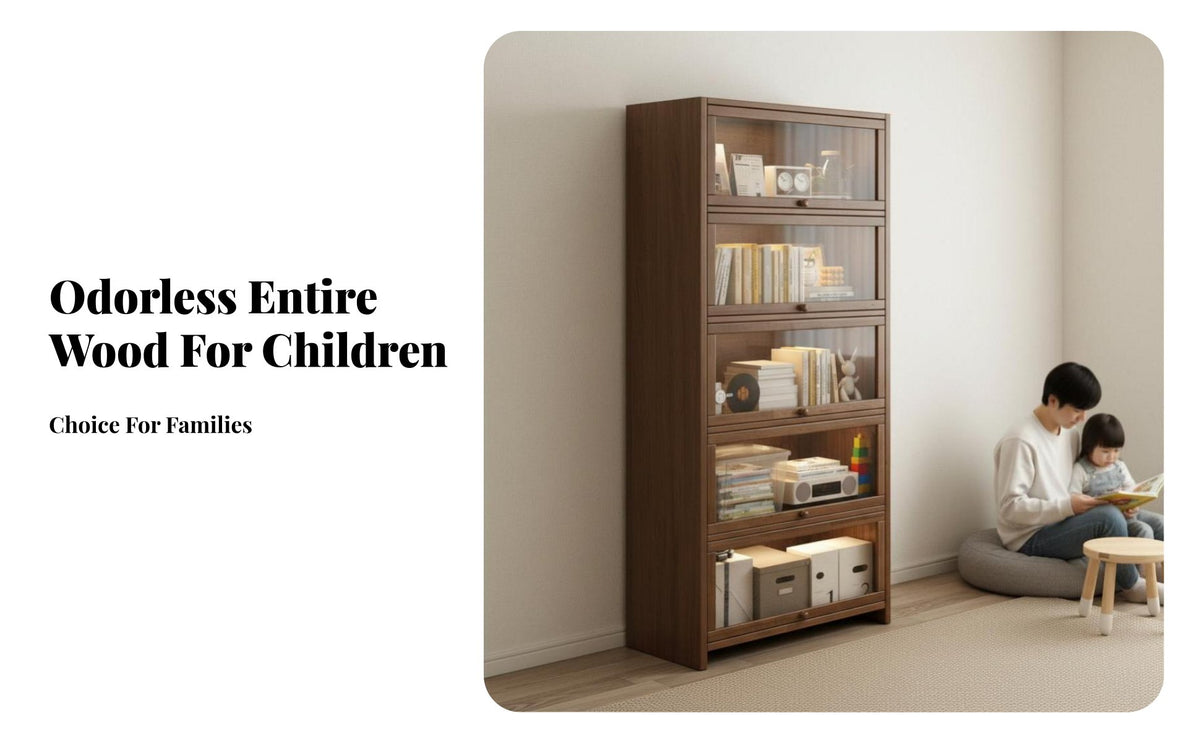 particle-proofresistant Narrow Cabinet with Flip-up Doors Space-Saving Design Freestanding Multi-Tier Cabinet Stackable storage cabinet for Book Lovers, Collectors, child's Room, Small Spaces, Home Office, Bedroom