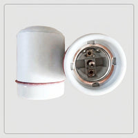 Heat Lamp and Pendant Light with E27 Lamp Holder, Reptile Ceramic Bulb Holder for E27 Lamp, 250V 400A Height 67mm Diameter 44mm, Single Pack