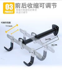 Adjustable Bicycle Wall Hook for Mountain and Road Bikes