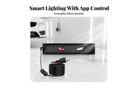 Glowing Eye Car Light USB Powered LED Car Sign Remote Control Flexible LED Array Panel for Truck Drivers, Business Owners