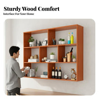 Space-Saving interlocking Storage Cube Multi-Purpose shelving unit Sturdy Construction Wall Shelf Combinable Design for Students, Homeowners, Families, Bedroom, Living Room, Playroom, Closet