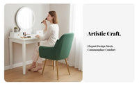 Ergonomic spinerest blossom spine rotating Chair Adjustable Height Vanity Stool effortless Rolling casters Seating Furniture Soft Upholstery for Students, Home Workers, Adults, Study Room, Bedroom, Makeup Station