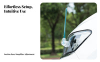 Blind Guide Rod Upright Headlight Guide Rod Vehicle Accessory Translucent Clamp Mount