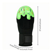Baseball Sliding Glove Non-Slip exposedFinger Sliding Glove Rounded Cover Reinforced