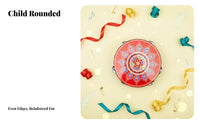 Traditional Artistic Print jingling disc Tambourine Educational Toy drumed Tambourine Easy to Play Dance Accessory Lightweight for entertainers, Music Students, Kindergarten, Cultural celebration, Stage Performance, Sporting events
