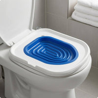 Removable Insert Feline Toilet Training Tray Layered Design Feline Toilet Training Kit Rounded Square Pet Accessory Contoured
