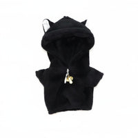 black color cat Doll Costume Cute Design 10cm Doll Bodysuit Soft Material Toy Accessory for Hobbyists