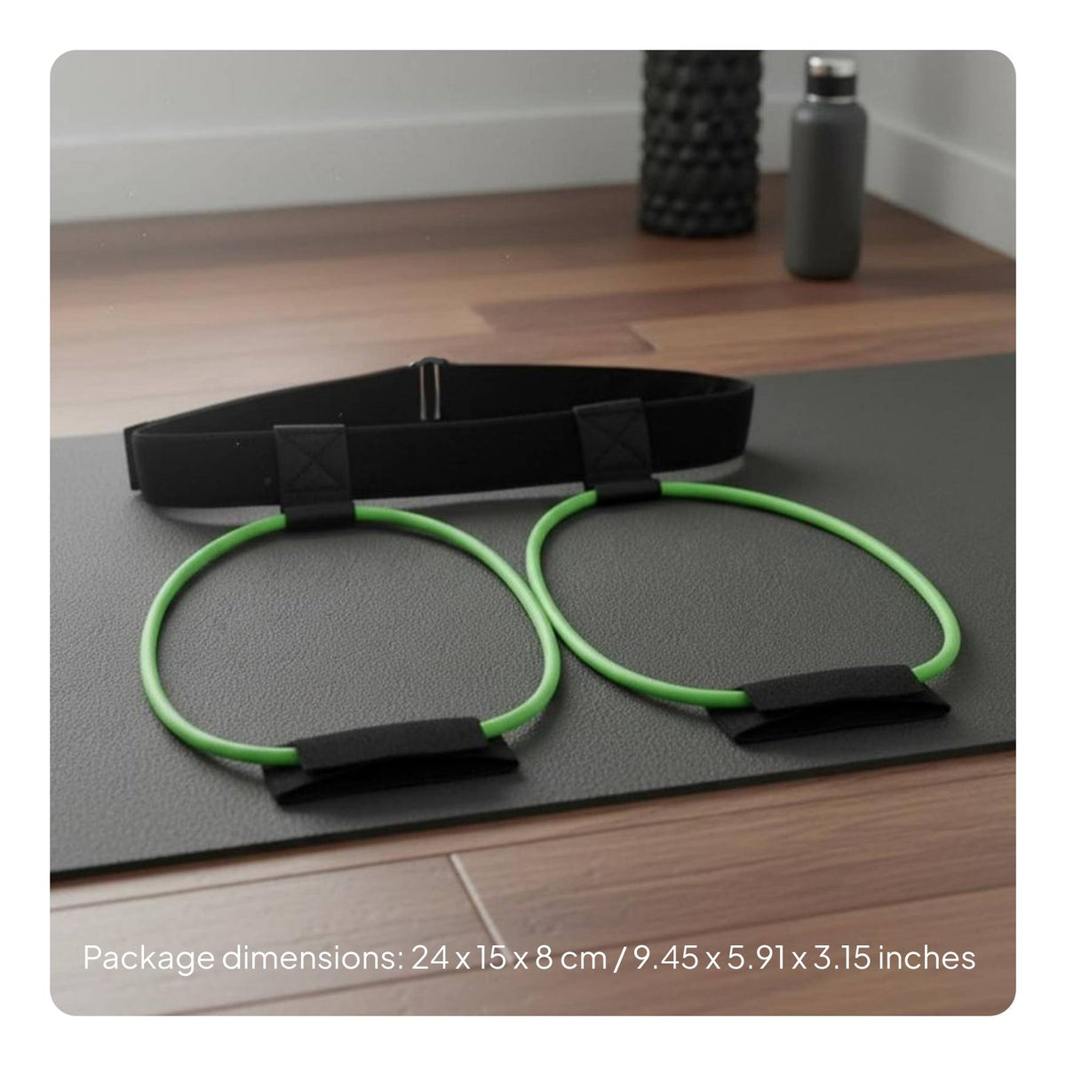 Hip Belt Resistance Bands Waist Belt Resistance Bands Comfortable Padding Leg Kickback for Women, Beginners, Home Gym, Travel