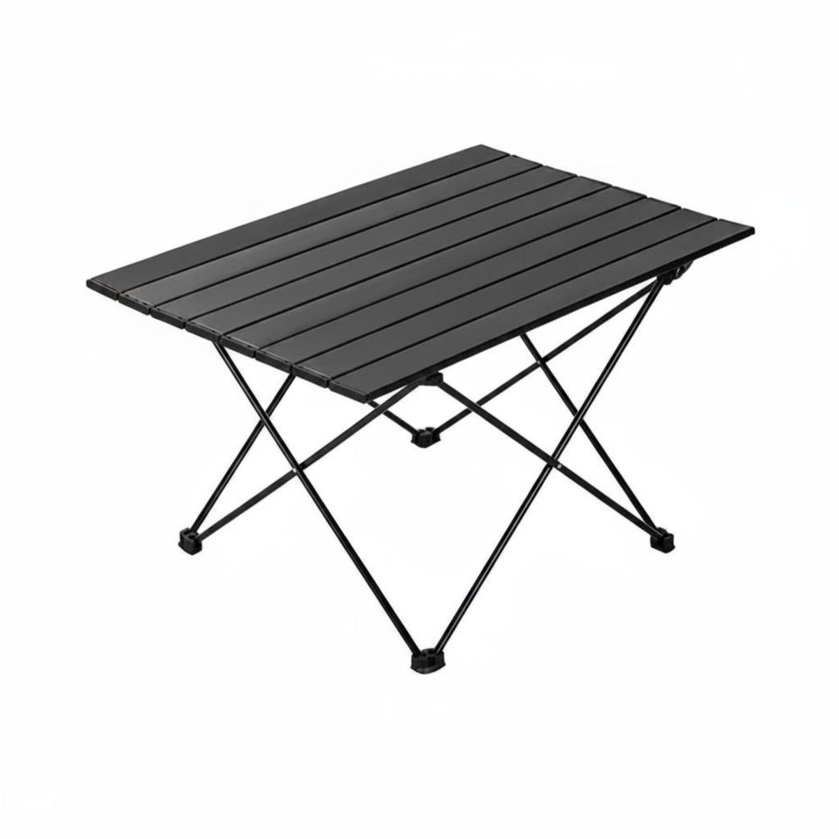 Foldable Roll Top Camping Table Non-Slip Feet Roll up Camp Table