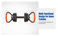 Adjustable Kettlebell Handle Fitness Equipment, Push Up Stand Accessory for Men, Multifunctional Dumbbell Rack