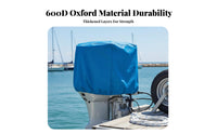 Outboard Engine Cover Water Resistant Engine Cowling Cover Boat Engine Hood Particles Resistant Particles Resistant