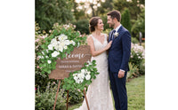2 Pieces Wedding Arch Flowers Silk Artificial Flower Swags Floral Swags Trailing for Brides, Welcome Sign, Ceremony