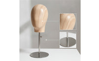 Hairpiece Head with Stand Adjustable-Height Mannequin Head with Stand Stable for Boutiques, Studios