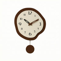 Decorative Wall Clock Irregular Analog Wall Clock Silent for Bedroom, Office