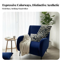 Houndstooth Armchair Nordic Design Upholstered Club Chair Retro & Look Long-Lasting Construction for Homeowners, Balcony