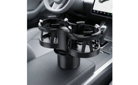 Dual Cup Holder Easy to Install Dashboard Cup Holder Slim for Drivers