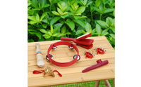 6 Pieces Musical Instrument Set Wood Rhythm Band Set Wooden Instrument Toy for Children, Teachers