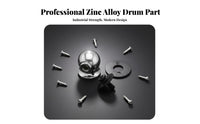 Zinc Alloy Drum Lug Wide Compatibility Double Sided Drum Lug Long-Lasting Metal Wear Resistant for Percussionists, DIY Enthusiasts, Musicians, Live Performance, Music Studio, Practice Room