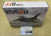 FX8823 3-Channel F16 Fighter Fixed-Wing Foam RC Airplane Toy for Children
