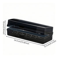 Power Strip Box with Reinforced Lock Lockable Waterproof Box with Lock Hinged Enclosure for Washroom
