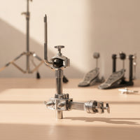Adjustable Percussion Clamp with Extension Arm Metal Drum Set Extension Mount Clamp L-Shaped Heavy-Duty for Drummers