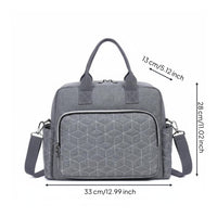 Wear-Resistant Material Wet Dry Separation Mommy Bag Convertible Carry Options Large Capacity Mommy Bag Highly Organized for Moms